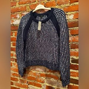 NWT J. Crew. SPACE-DYED CREWNECK SWEATER. Size: S